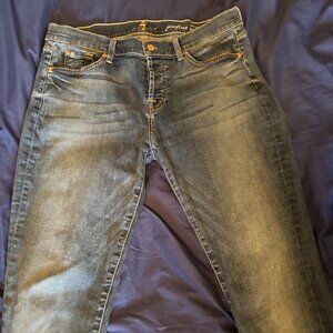 7 For All Mankind Skinny Boyfriend Jeans
